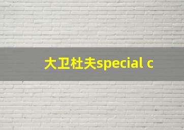 大卫杜夫special c